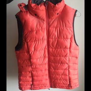 Quilted Orange Vest